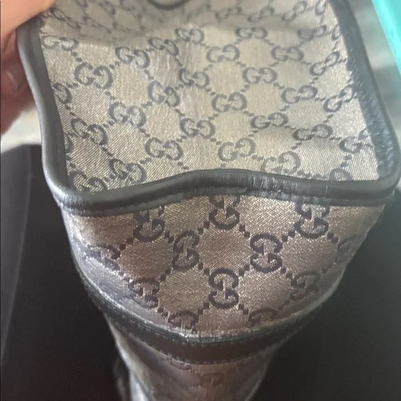 Gucci Jackie Coated Canvas Gold Horsebit - Picture 4 of 12